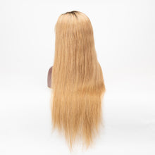 Load image into Gallery viewer, Full Lace Wig Straight Hair 1b 27 Color Hair Wig Virgin Human Hair Wig