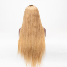 Load image into Gallery viewer, Full Lace Wig Straight Hair 1b 27 Color Hair Wig Virgin Human Hair Wig