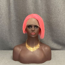 Load image into Gallery viewer, 13x1 lace wig pink