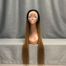 Load image into Gallery viewer, 13×4 Lace Front Wig Straight Virgin Human Hair Wigs Color 1B/30