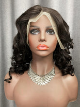 Load image into Gallery viewer, #1b Loose Wave Virgin Hair 13x4 Lace Front Wig | Pre-made Wig