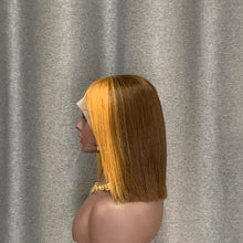 Load image into Gallery viewer, Highlight #30/ 4 Bob Wig T Part Lace Straight Human Hair