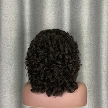 Load image into Gallery viewer, Magic Curly Double Drawn Wig 16 Inch 4x4 Lace Closure Wig