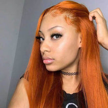 Load image into Gallery viewer, Ginger Lace Wig Human Hair 13x4 Transparent Lace Front