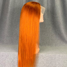 Load image into Gallery viewer, Ginger Lace Wig Human Hair 13x4 Transparent Lace Front