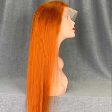 Load image into Gallery viewer, Ginger Lace Wig Human Hair 13x4 Transparent Lace Front