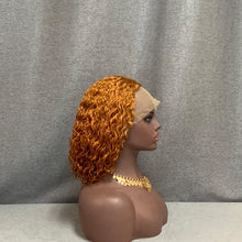 Load image into Gallery viewer, Water Wave Ginger #350 Hair C-Part Lace Wig