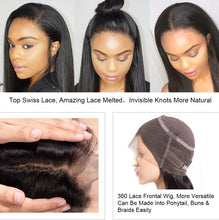 Load image into Gallery viewer, 360 Lace Frontal Wigs Straight Hair