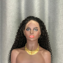 Load image into Gallery viewer, 360 Lace Wig Jerry Curly Texture Hair Natural Ponytail Wig