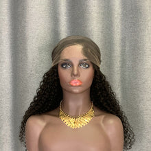 Load image into Gallery viewer, 360 Lace Wig Jerry Curly Texture Hair Natural Ponytail Wig