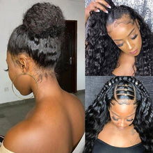 Load image into Gallery viewer, Deep Wave 360 Lace Wigs With Pre-plucked Hair Glueless Install