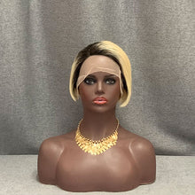 Load image into Gallery viewer, Blonde T Lace Wig Human Hair