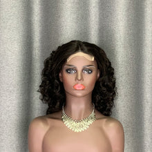 Load image into Gallery viewer, Magic Curly Double Drawn Wig 16 Inch 4x4 Lace Closure Wig