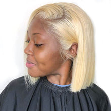 Load image into Gallery viewer, Blonde Bob Wig 13x4 Lace Front Straight Human Hair