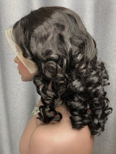 Load image into Gallery viewer, #1b Loose Wave Virgin Hair 13x4 Lace Front Wig | Pre-made Wig