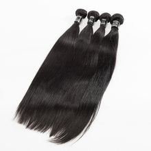 Load image into Gallery viewer, Brazilian Straight Hair 4 Bundles Natural Hair Extensions