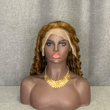 Load image into Gallery viewer, 18 Inch Loose Curly #4 Brown Hair Lace Wig 13x4 Lace Front Wig