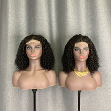 Load image into Gallery viewer, Closure Wig 4x4 Lace Double Drawn Hair Pixie Curly Fumi Hair Wig