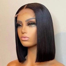 Load image into Gallery viewer, 4x4 Lace Bob Wig Straight Virgin Hair Wig