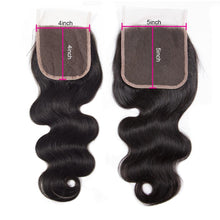 Load image into Gallery viewer, 5×5 Transparent Lace Closure Body Wave