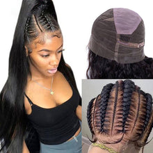 Load image into Gallery viewer, #1b Virgin Hair Full Lace Wig 6 Textures Available
