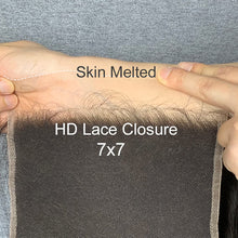 Load image into Gallery viewer, 7x7 HD Lace Closure With Baby Hair 100% Human Hair