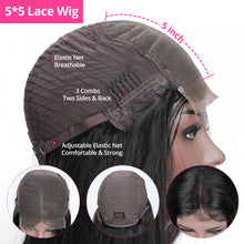 Load image into Gallery viewer, Loose Deep Wave Virgin Hair 5×5 Lace Closure Wig | Custom Wig