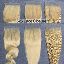 Load image into Gallery viewer, 613 Hair 5×5 Transparent Lace Closure Body Wave