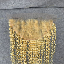 Load image into Gallery viewer, Deep Wave 13x6 Lace Frontal 613 Blonde Human Hair