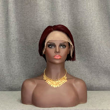 Load image into Gallery viewer, pixie style burgundy T-Part