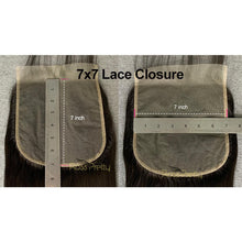 Load image into Gallery viewer, Body Wave Hair 7x7 Lace Closure With Baby Hair 100% Human Hair