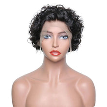 Load image into Gallery viewer, 8 Inch Short Bob Wig Water Wave Bouncy Curly Lace Front Wigs - Ross Pretty Hair Official