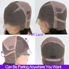 Load image into Gallery viewer, #1b Virgin Hair Full Lace Wig 6 Textures Available