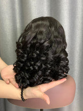 Load image into Gallery viewer, #1b Loose Wave Virgin Hair 13x4 Lace Front Wig | Pre-made Wig
