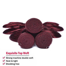 Load image into Gallery viewer, Burgundy Bundles 100% Real Human Hair Body Wave 3PCS