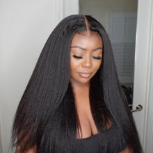 Load image into Gallery viewer, Kinky Straight 13×6 Lace Front Wigs Virgin Hair | Custom Wig
