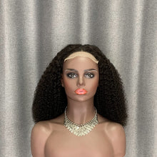 Load image into Gallery viewer, Afro Curly Wig 200% Density 5×5 Lace Closure Wigs 16 Inch