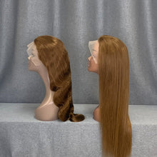 Load image into Gallery viewer, #4 Chocolate Brown Wig Virgin Hair Straight & Body Wave