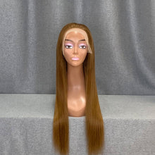 Load image into Gallery viewer, #4 Chocolate Brown Wig Virgin Hair Straight & Body Wave