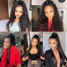 Load image into Gallery viewer, Tether Ponytail Hair 100% Virgin Hair Weight 100 Grams