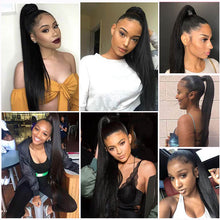 Load image into Gallery viewer, Tether Ponytail Hair 100% Virgin Hair Weight 100 Grams