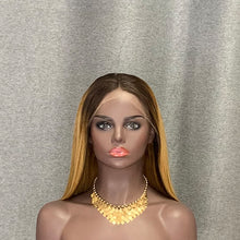 Load image into Gallery viewer, 13x4 HD Lace Frontal Bob Wig #4-27 Ombre Color