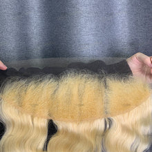 Load image into Gallery viewer, 13x4 HD Lace Frontal 613 Blonde Human Hair