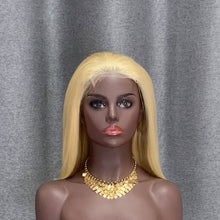 Load image into Gallery viewer, 4x4 HD Lace Bob Wig 613 Blonde Human Hair
