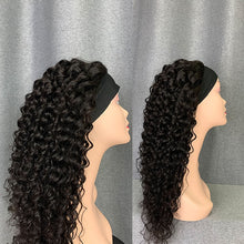 Load image into Gallery viewer, Glueless Wig Jerry Curly High Density 200% Full Head Wig Headband Hair Wig