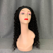 Load image into Gallery viewer, Glueless Wig Jerry Curly High Density 200% Full Head Wig Headband Hair Wig