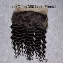 Load image into Gallery viewer, 360 Lace Frontal Loose Deep Wave 14-20 Inch Human Hair