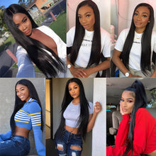 Load image into Gallery viewer, Soft Straight Virgin Hair 4×4 Lace Closure Wig | Custom Wig