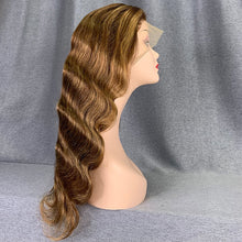 Load image into Gallery viewer, Honey Blonde P4/27 Highlight Wig 13x4 Lace Front Body Wave Human Hair