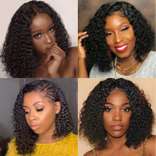 Load image into Gallery viewer, Kinky Curly Short Wig 13X4 Lace Frontal Wigs Bob Wig